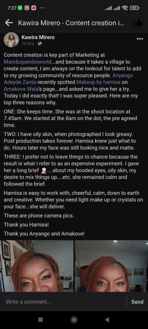 Hamisa Testimonials 1