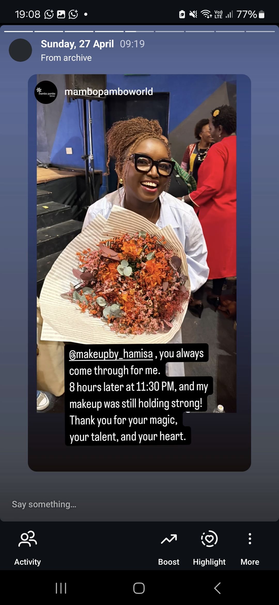 Hamisa Testimonials 70